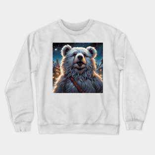 Teddy celebrating New Year Crewneck Sweatshirt